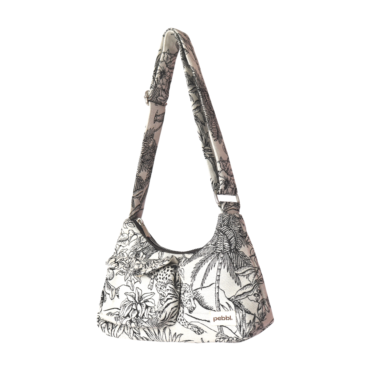 The Tiger Cloth Baguette Bag