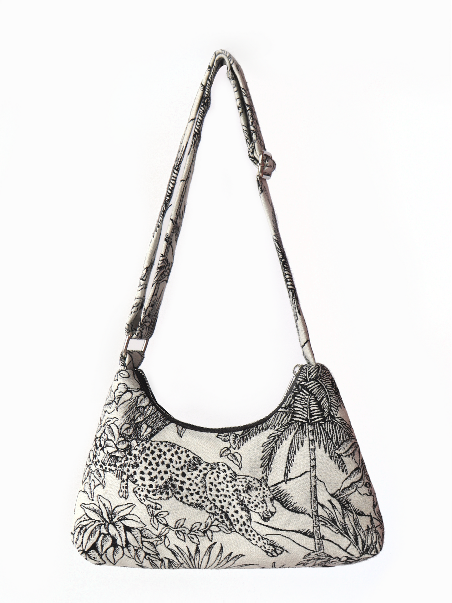 The Tiger Cloth Baguette Bag