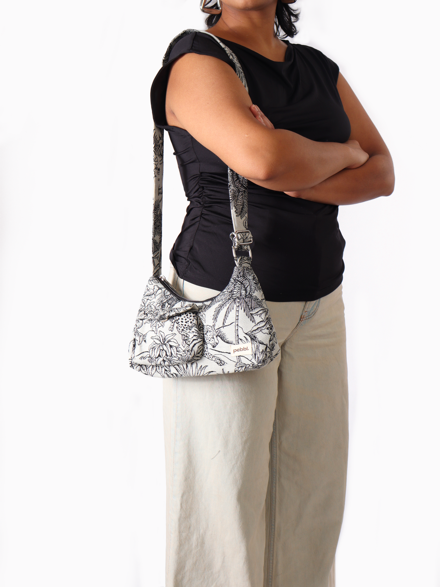 The Tiger Cloth Baguette Bag