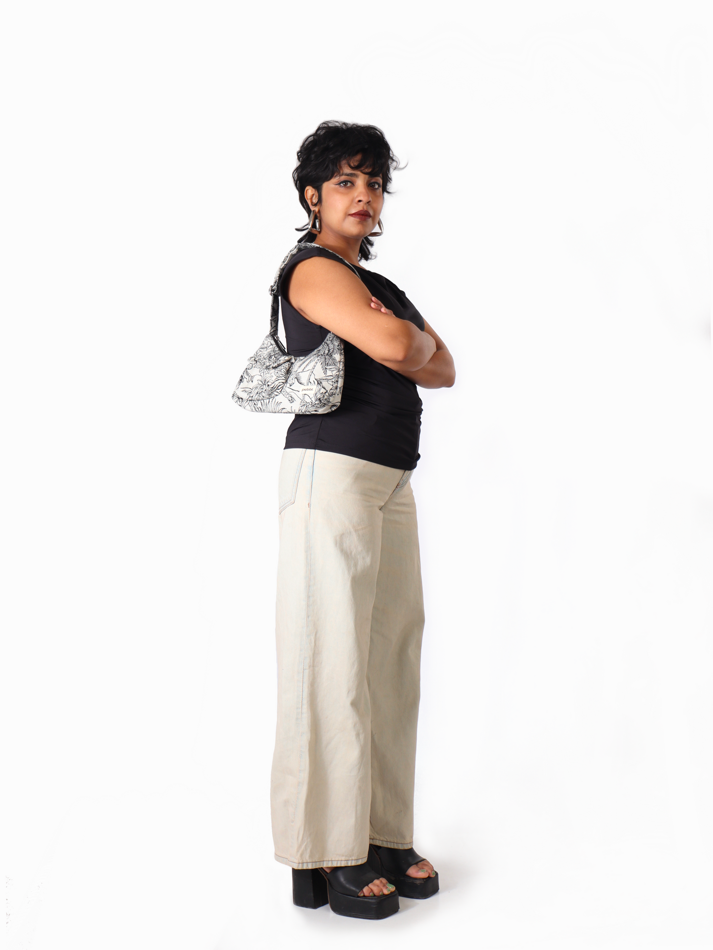The Tiger Cloth Baguette Bag