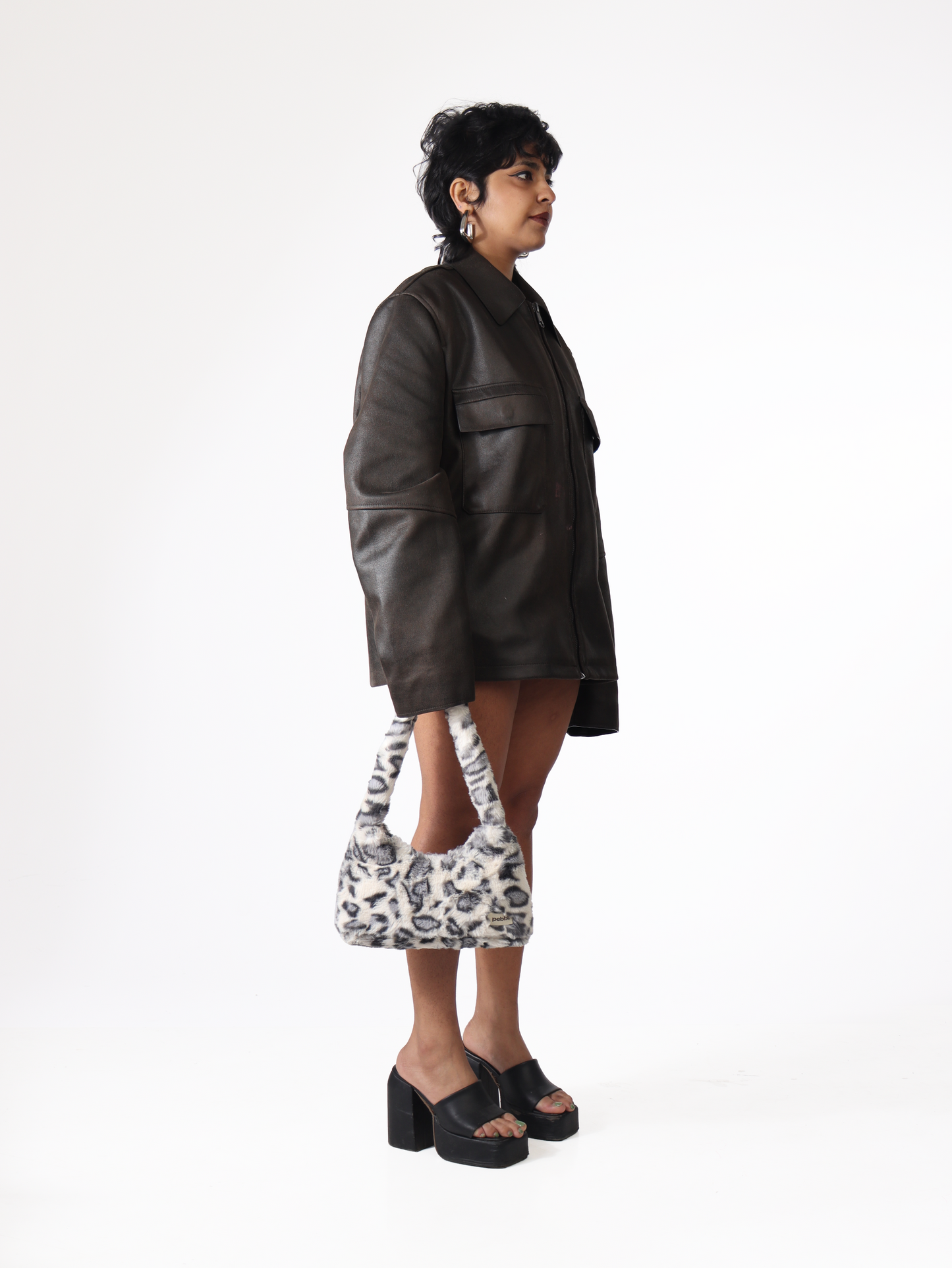 Cheetah Baguette Bag 1.0 (Grey)