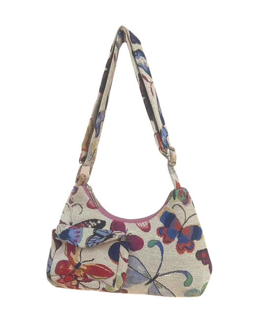 The Butterfly Cloth Baguette Bag