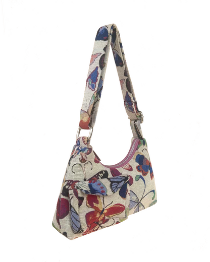 The Butterfly Cloth Baguette Bag