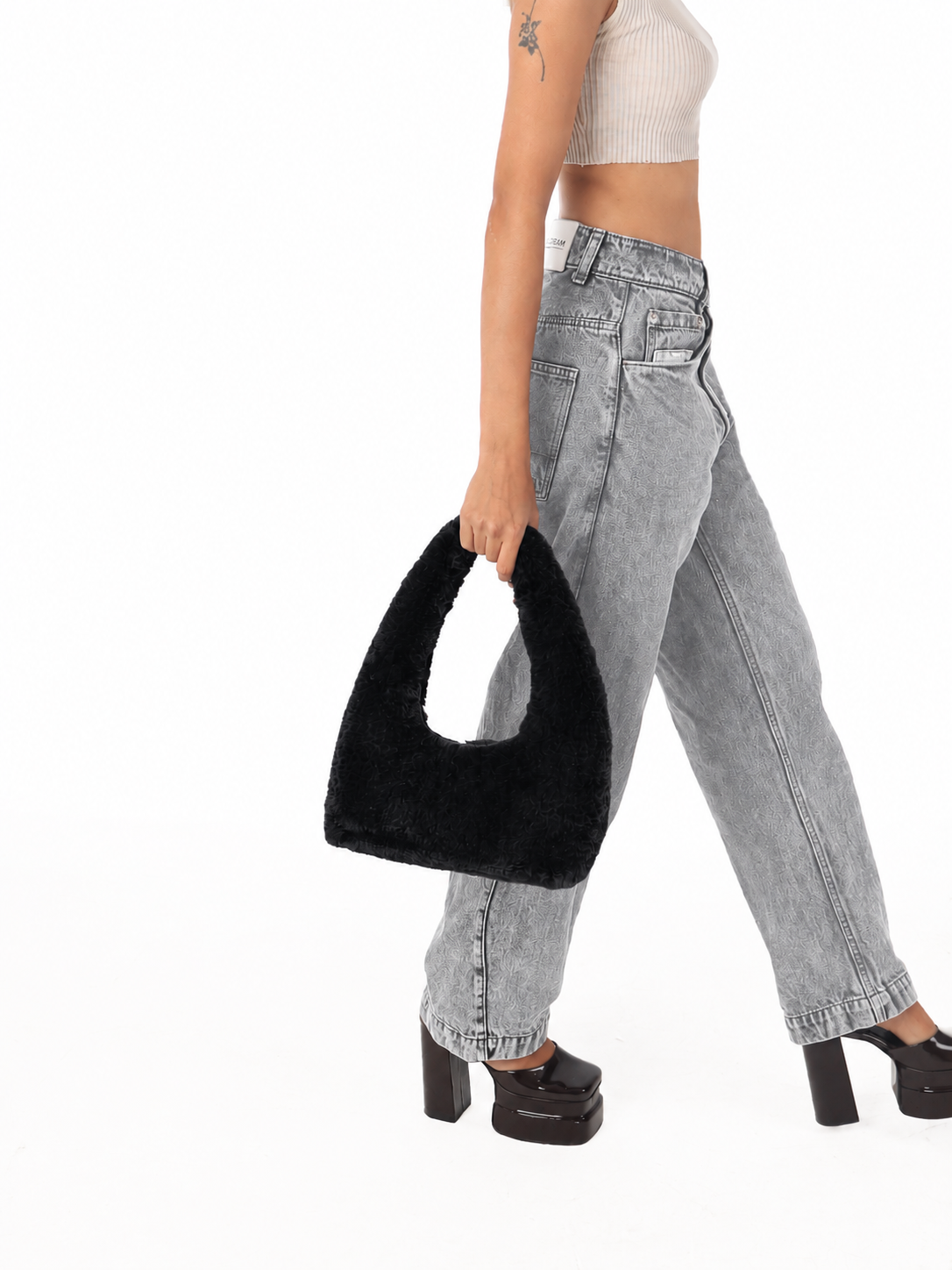 Charcoal Hobo Baguette