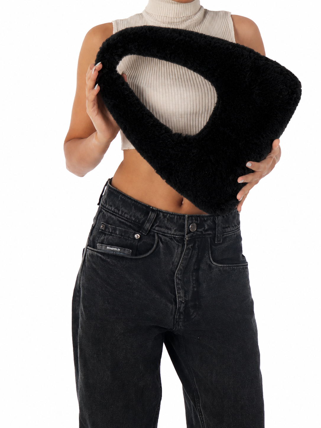 Charcoal Hobo Baguette