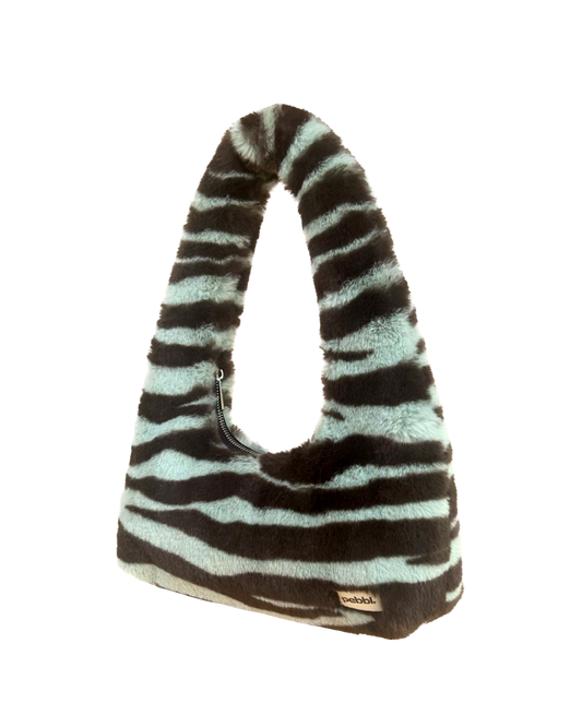 Zebra Hobo Baguette Bag