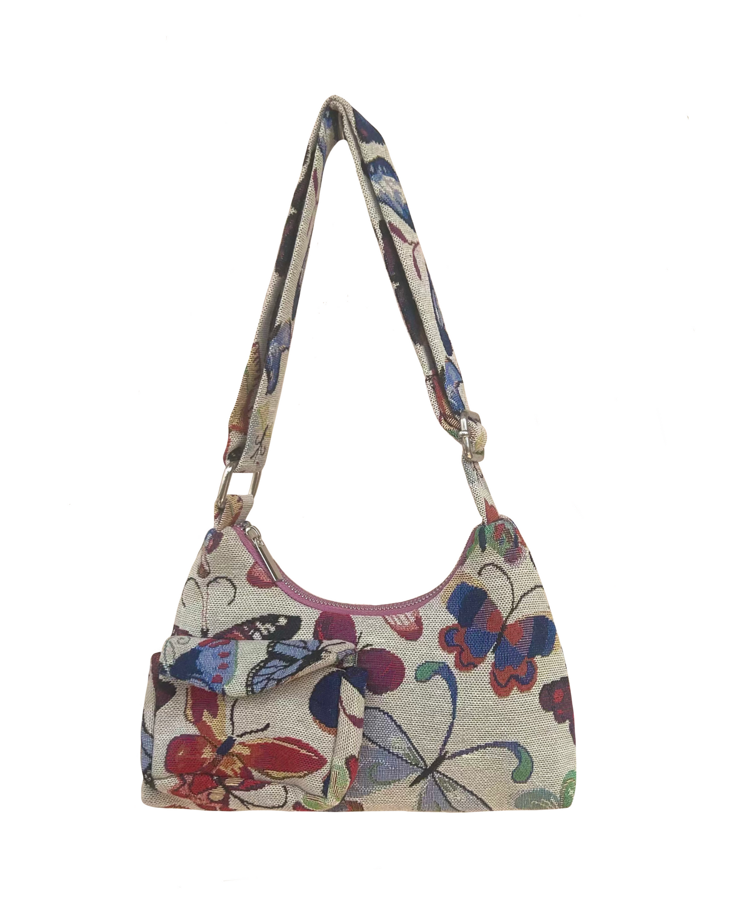 The Butterfly Cloth Baguette Bag