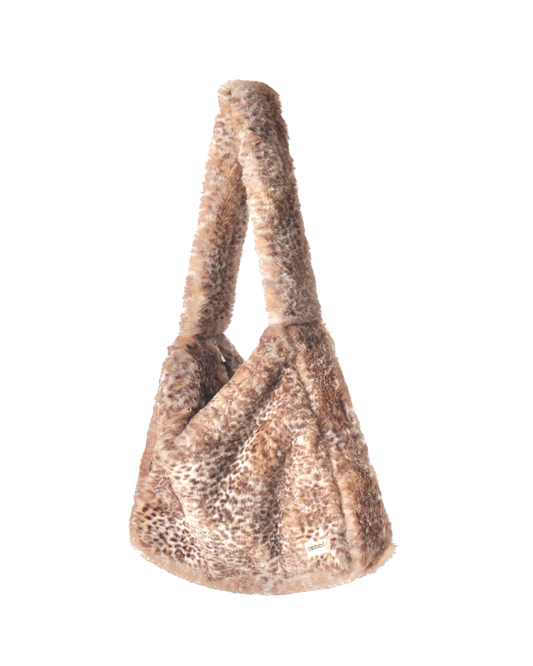 Brown Cheetah Mini Tote