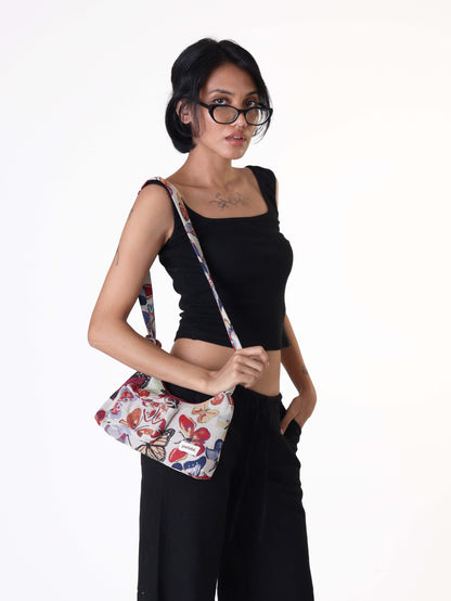 The Butterfly Cloth Baguette Bag