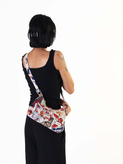 The Butterfly Cloth Baguette Bag
