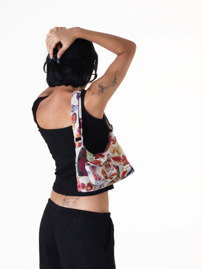 The Butterfly Cloth Baguette Bag