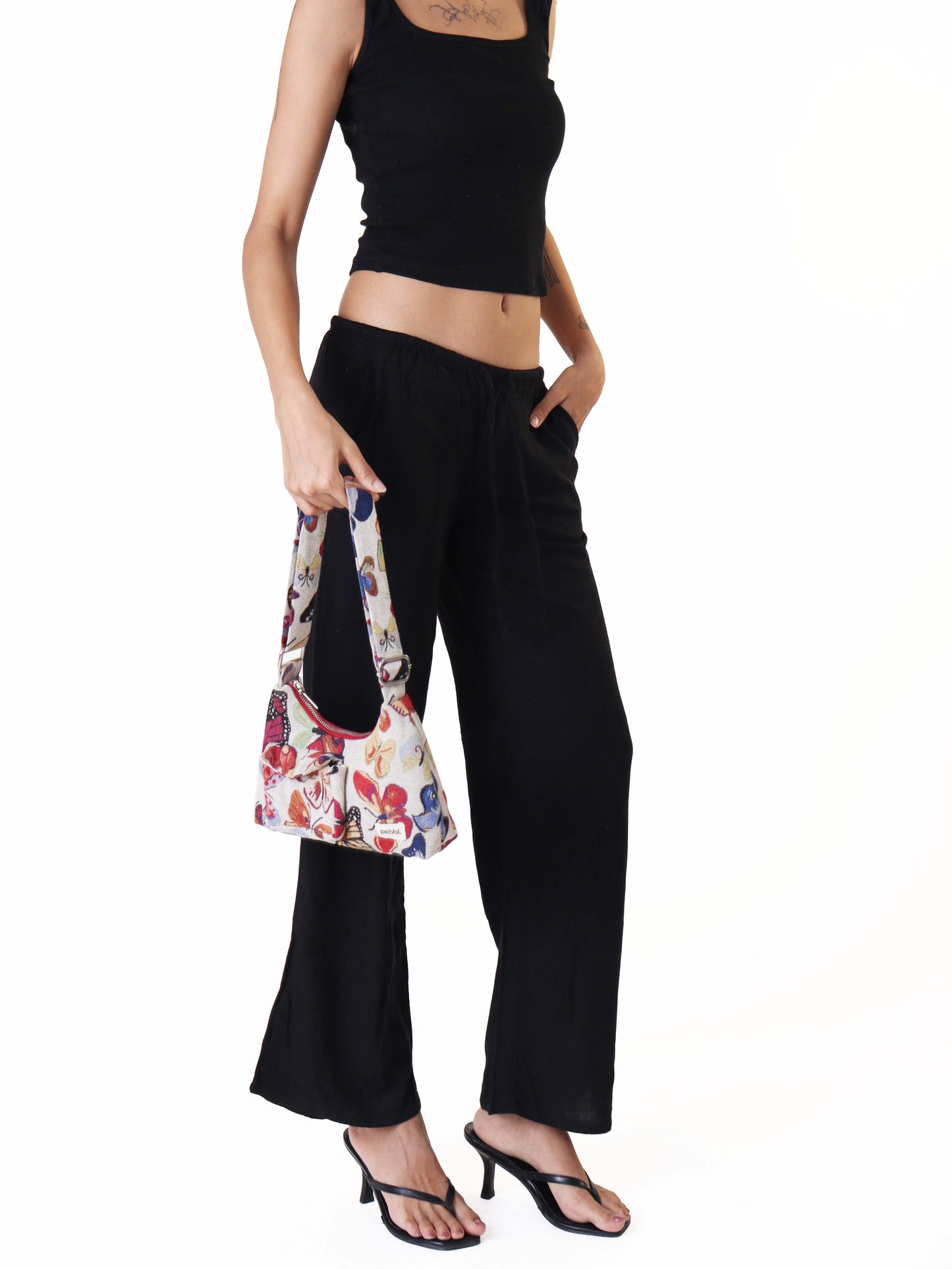 The Butterfly Cloth Baguette Bag