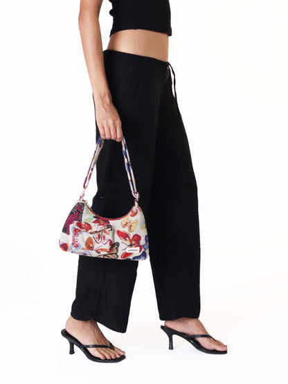 The Butterfly Cloth Baguette Bag