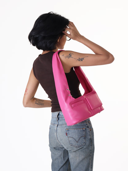 Pink Mirror Shoulder Bag