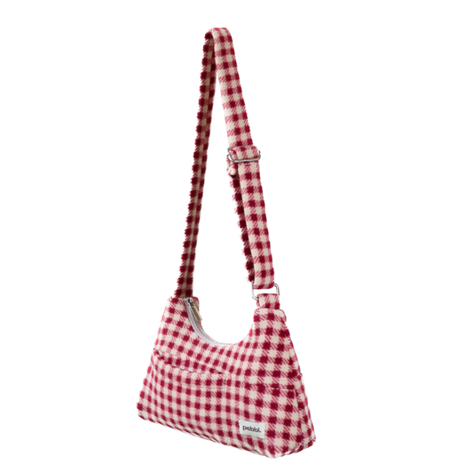 The Red Gingham Baguette Bag