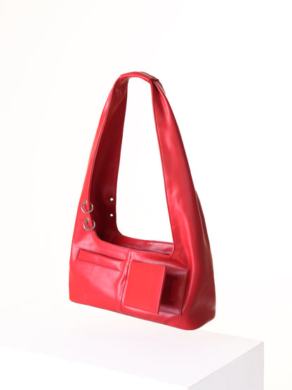 Red Mirror Shoulder Bag