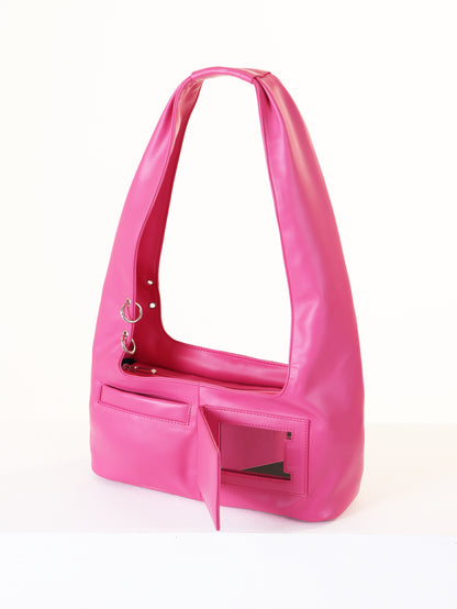 Pink Mirror Shoulder Bag