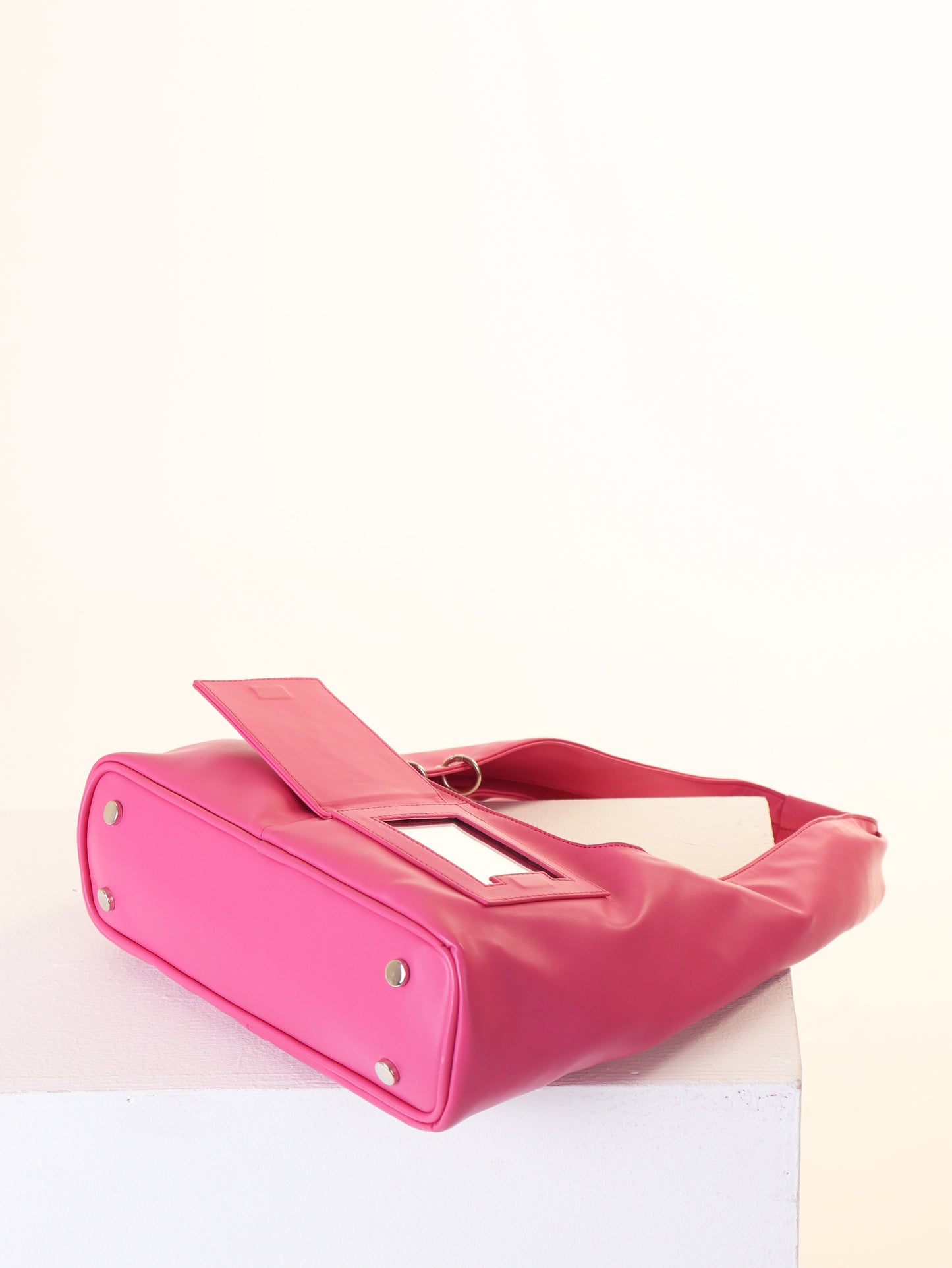 Pink Mirror Shoulder Bag