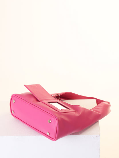Pink Mirror Shoulder Bag