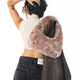 Brown Cheetah Hobo Baguette