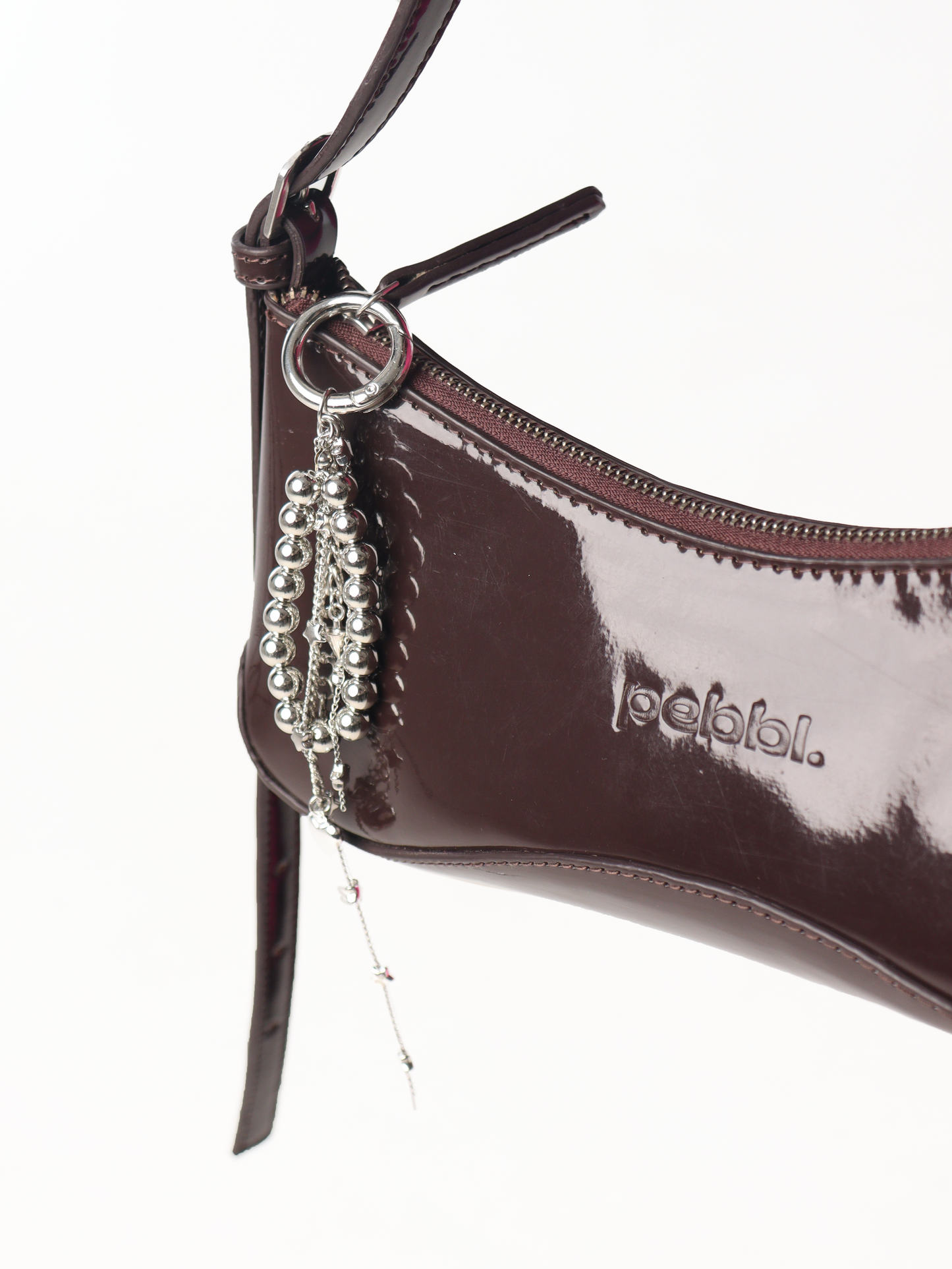 Chrome Heartz Bag Charm